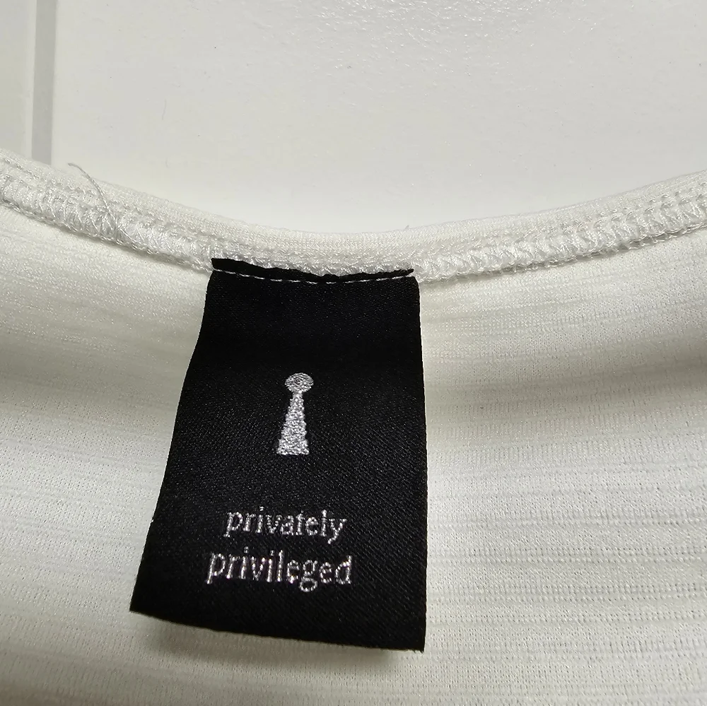 5 for $25 White, open-detail cocktail dress - Picture 3 of 4